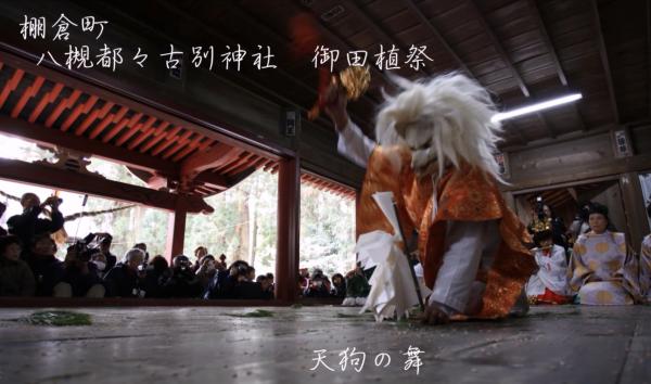 八槻都々古別神社御田植祭天狗の舞