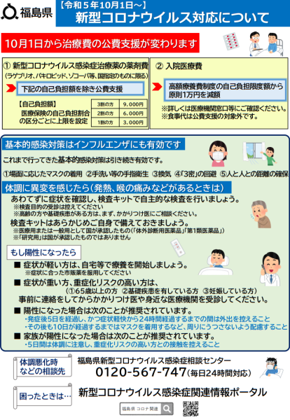 新型コロナウイルス対応について