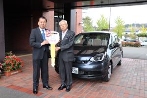 2024　白河信用金庫車両寄贈式